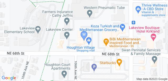 Map to Washington Judo Academy